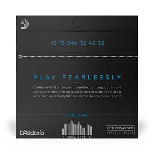 D'Addario NYXL1252W Electric Guitar Strings, Wound 3rd, Light Gauge 12-52 (1-Pack) thumbnail 2