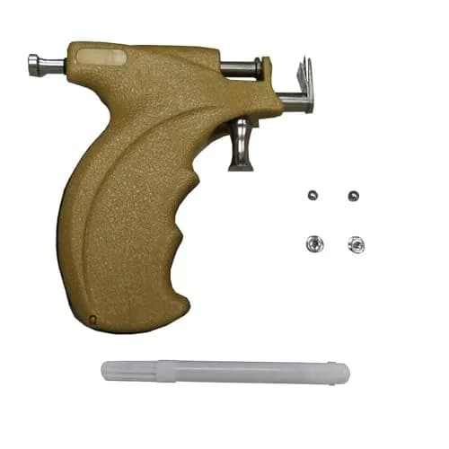 Caflon Ear Piercing Gun - Stainless Steel - Unisex - Silver | Modern Jewelry for Piercing thumbnail 1