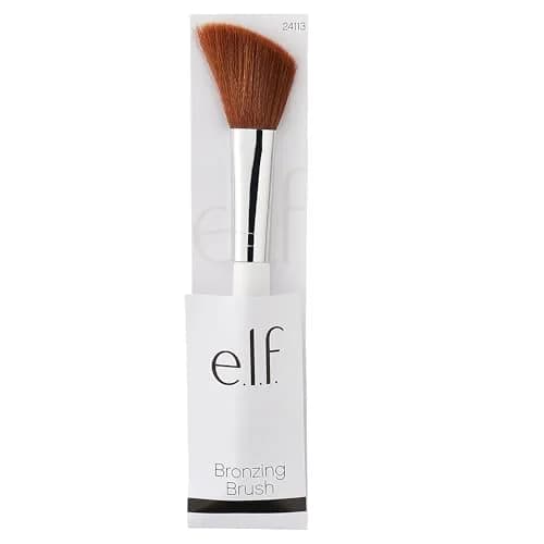 e.l.f. Angled Bronzing Brush, 3-in-1 Face Makeup Brush for Blush, Bronzer & Powders | Vegan & Cruelty-Free thumbnail 4