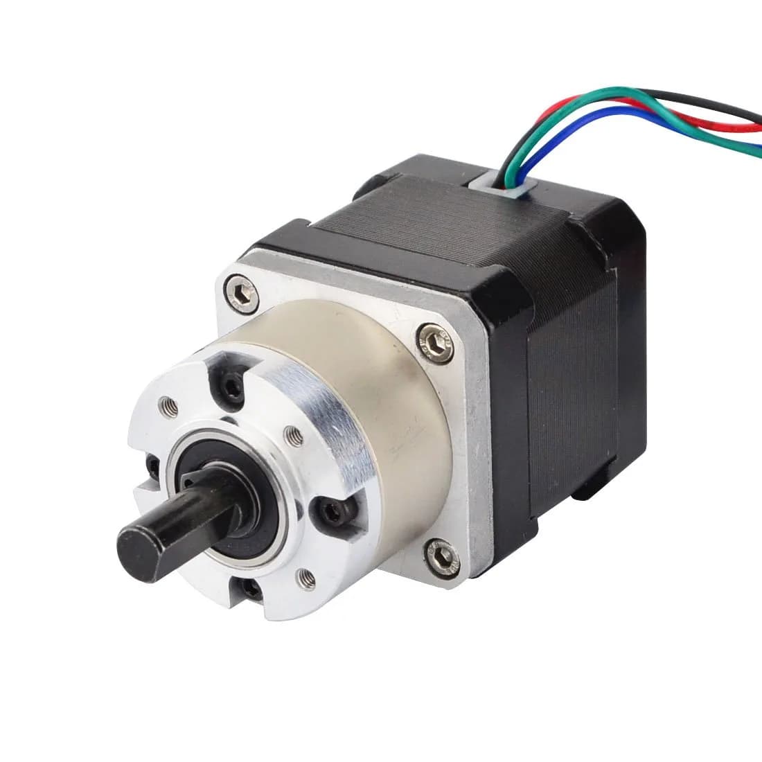 STEPPERONLINE Nema 17 Stepper Motor with 5.18:1 Planetary Gearbox, 1.68A, 0.35° Step Angle, 42x42mm Frame, 460g | DIY CNC Robot 3D Printer - main product image