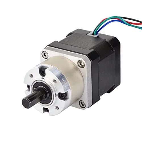 STEPPERONLINE Nema 17 Stepper Motor with 5.18:1 Planetary Gearbox, 1.68A, 0.35° Step Angle, 42x42mm Frame, 460g | DIY CNC Robot 3D Printer thumbnail 1