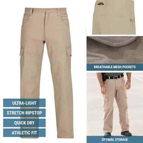 Propper Summerweight Tactical Pant, Khaki, 28x37 | Breathable, Durable & Sun Protected thumbnail 5
