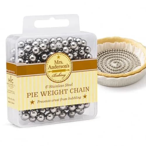 Mrs. Anderson's Baking Pie Weights Chain 1.83 m (6-Ft) | Prevents Crust Shrinking, Puffing, Bubbling thumbnail 1