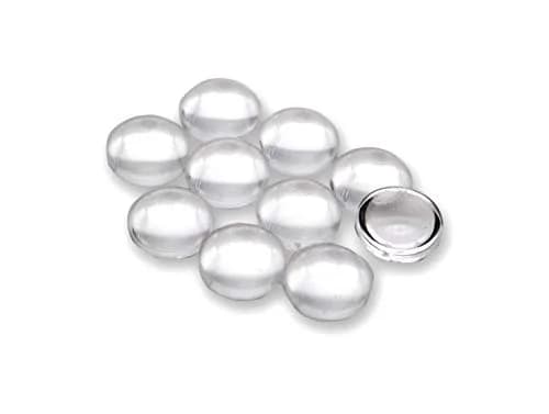 JIATONG 10pcs 10MM LED Optical Lens Smooth Convex Lens for 1W 3W | Adjustable Beam Angle thumbnail 1