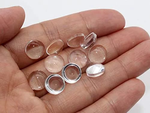 JIATONG 10pcs 10MM LED Optical Lens Smooth Convex Lens for 1W 3W | Adjustable Beam Angle thumbnail 2