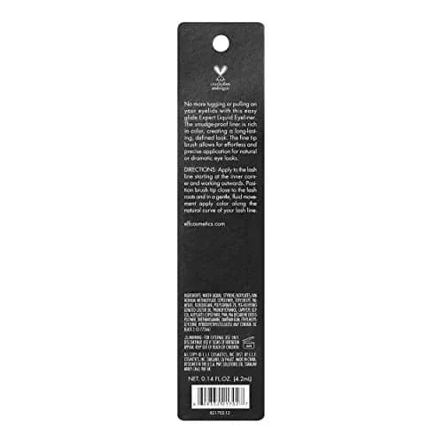 e.l.f. Liquid Eyeliner 0.14 Fl Oz | High-Pigment, Smudge-Proof, Extra-Fine Brush Tip thumbnail 4