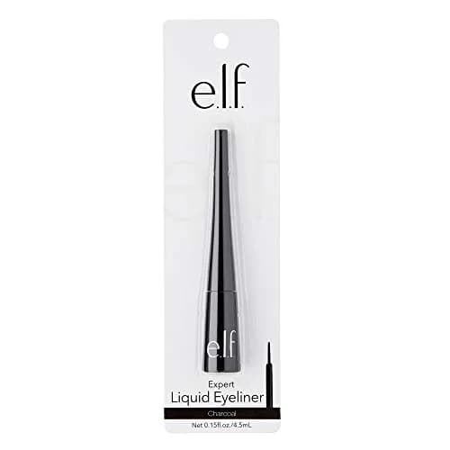e.l.f. Liquid Eyeliner Charcoal 4.4ml (0.15 Fl Oz) | Smudge-proof & Long-Lasting thumbnail 3