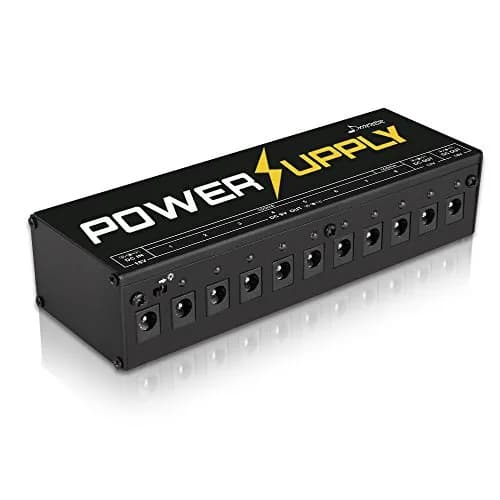 Donner DP-1 Guitar Power Supply 10 Isolated DC Outputs for 9V/12V/18V Effect Pedals | Powers 10 Pedals with Short-Circuit Protection thumbnail 4