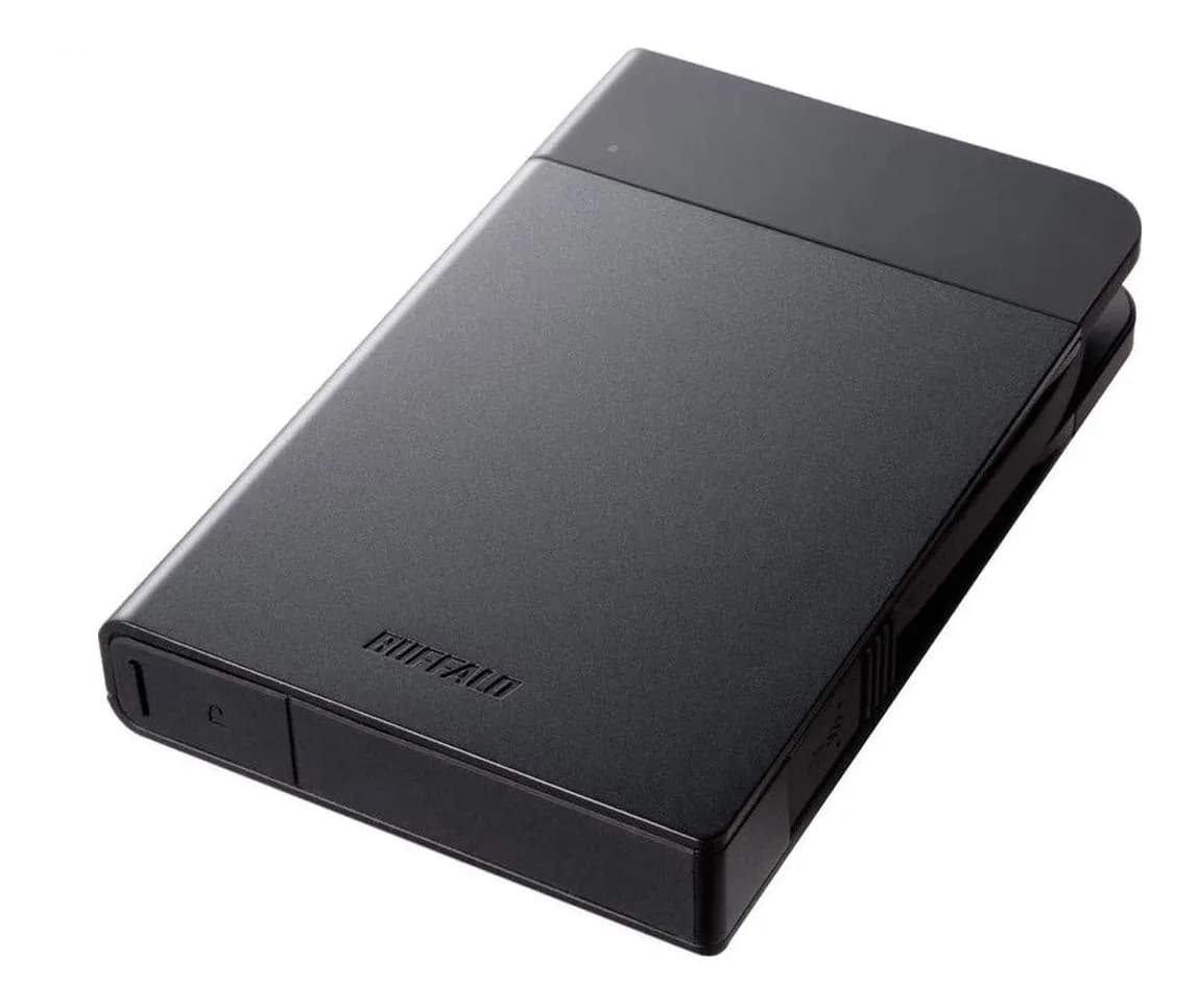 BUFFALO MiniStation Extreme Secure 1TB Rugged Portable HDD | Shock Water Dust Resistant, USB 3.2, TAA - main product image