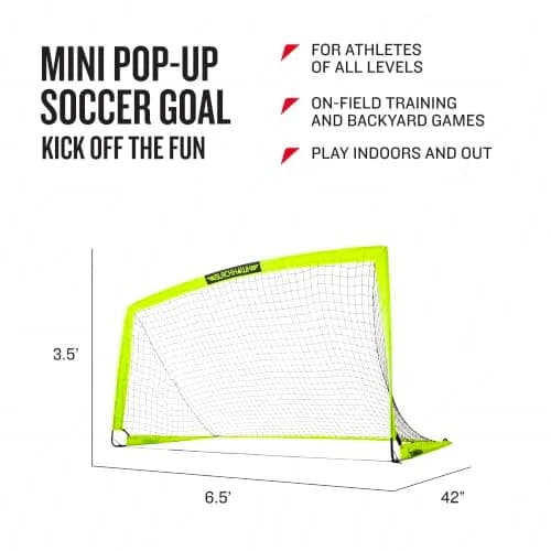 Franklin Sports Blackhawk Portable Soccer Goal - Large 2.07 kg (4.32 lb) | All-Weather Fiberglass Frame thumbnail 3