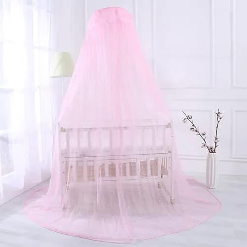 Cdycam Pink Bed Dome Mosquito Netting 35x220x550CM | Breathable & Easy Install thumbnail 3