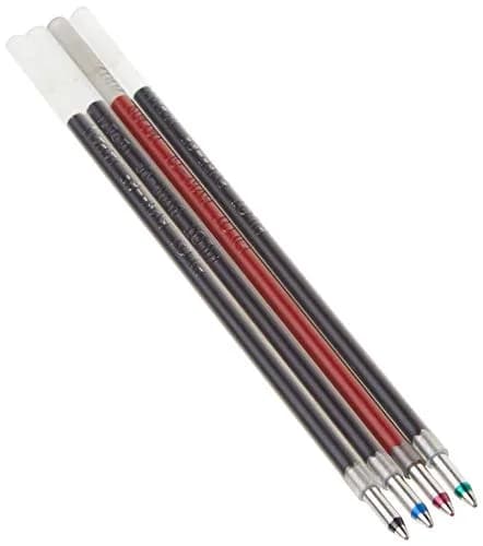 PILOT Dr. Grip 4+1 Multi-Function Ballpoint Ink Refills, Fine Point, Black/Red/Blue/Green Inks, Assorted Colors, 4 Count (Pack of 1) thumbnail 3