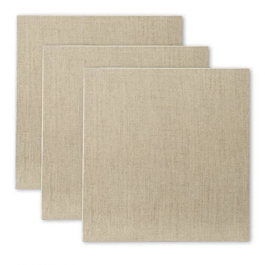 Senso Primed Linen Canvas Panels 4x4 in Various Sizes | Versatile Art Surface for All Media thumbnail 2