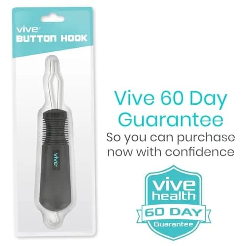 Vive Button Hook with Zipper Pull | Assist Tool for Arthritis & Limited Dexterity thumbnail 9