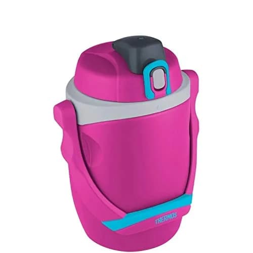THERMOS 64 Ounce Foam Insulated Hydration Bottle, Pink | Keeps Water Cold 12 Hours thumbnail 1