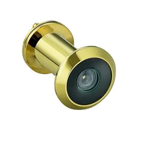 TOGU TG2814YG-PVD Gold Solid Brass Door Viewer Peephole with Privacy Cover | 220-Degree View, UL Listed thumbnail 4