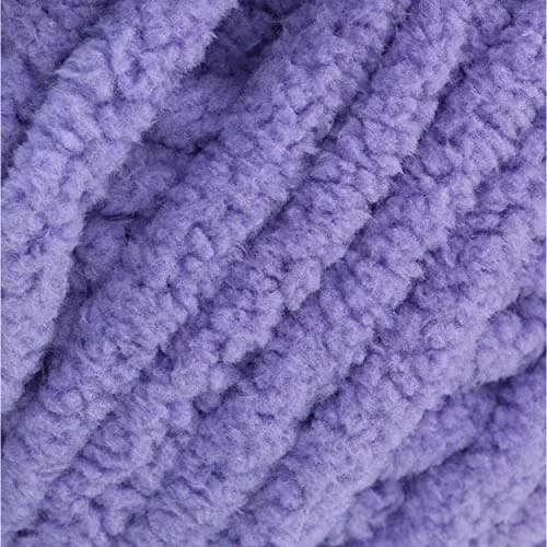 Bernat Baby Blanket Yarn Lilac Leaf Soft Chenille Style for Crochet & Knitting 100g (3.5 oz) | USA Imported thumbnail 2