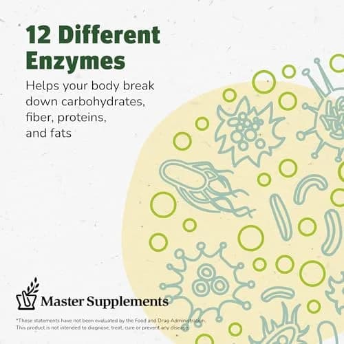 ENZALASE Probiotic Enzymes 50 Capsules | Digestive Boost & Gas Relief, Gluten Free, 150 Servings thumbnail 5