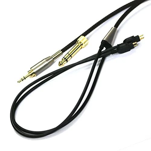 NewFantasia Replacement Audio Upgrade Cable for Sennheiser HD650, HD600, HD580, HD58X, HD660S, HD660S2, Massdrop HD6XX Headphones | 3m (9.9ft) thumbnail 2