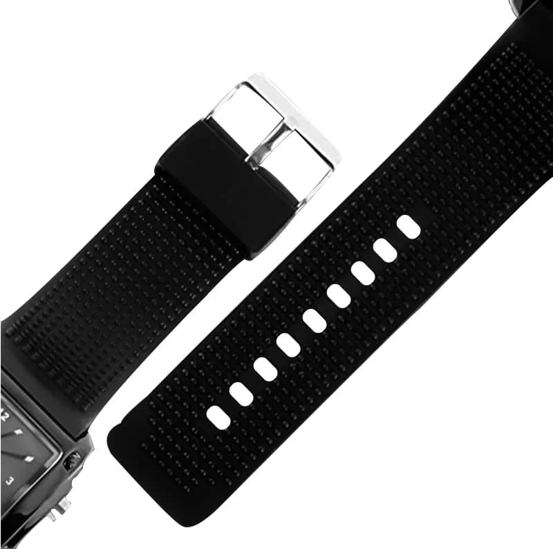 FANMIS Men's Analog Digital Sports Watch 50M LED Backlight Watch 38mm (1.5in) | Dual Time Alarm Calendar Multifunctional Stopwatch thumbnail 10