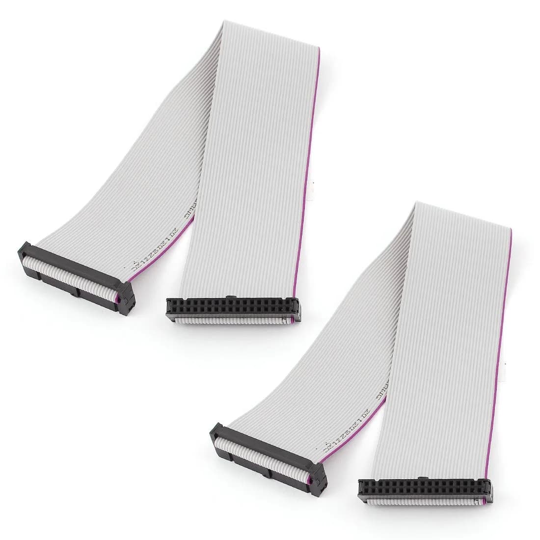 uxcell FC34P IDC Socket Extension Flat Ribbon Cable 30cm (12") | 34-Pin Female IDC Connectors - main product image