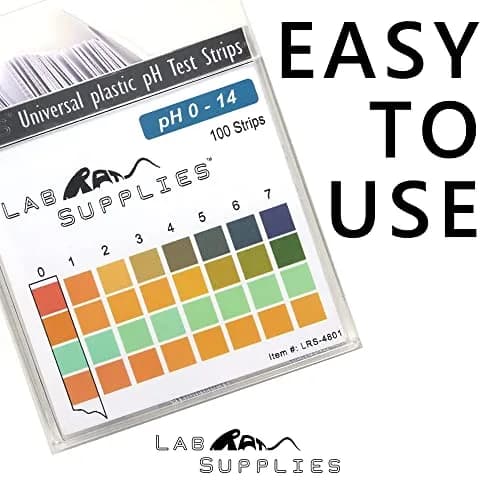 LabRat Supplies Universal pH Test Strips 0-14 pH (100 Count) | Accurate Acidity & Alkalinity Testing thumbnail 5