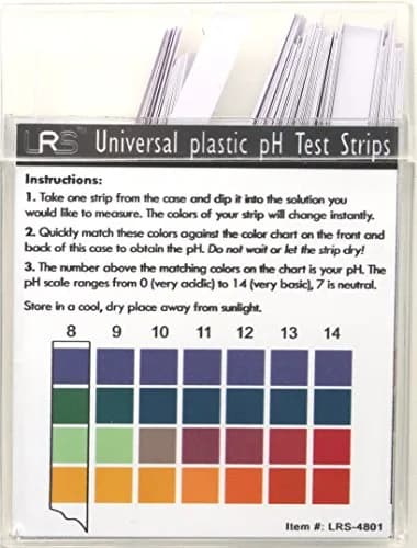LabRat Supplies Universal pH Test Strips 0-14 pH (100 Count) | Accurate Acidity & Alkalinity Testing thumbnail 2
