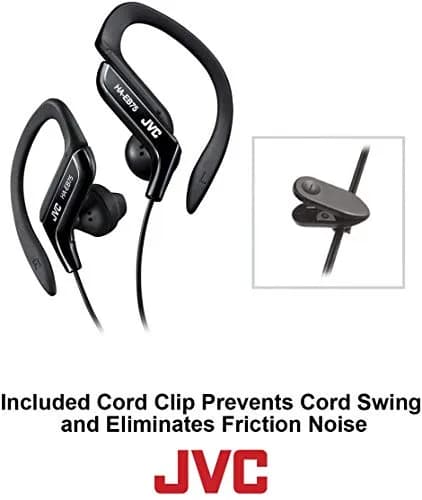 JVC Sports Clip Headphone, Green | Adjustable Secure Fit, Splash-proof, Wired thumbnail 5