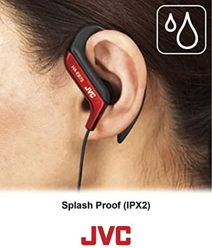 JVC Sports Clip Headphone, Green | Adjustable Secure Fit, Splash-proof, Wired thumbnail 7