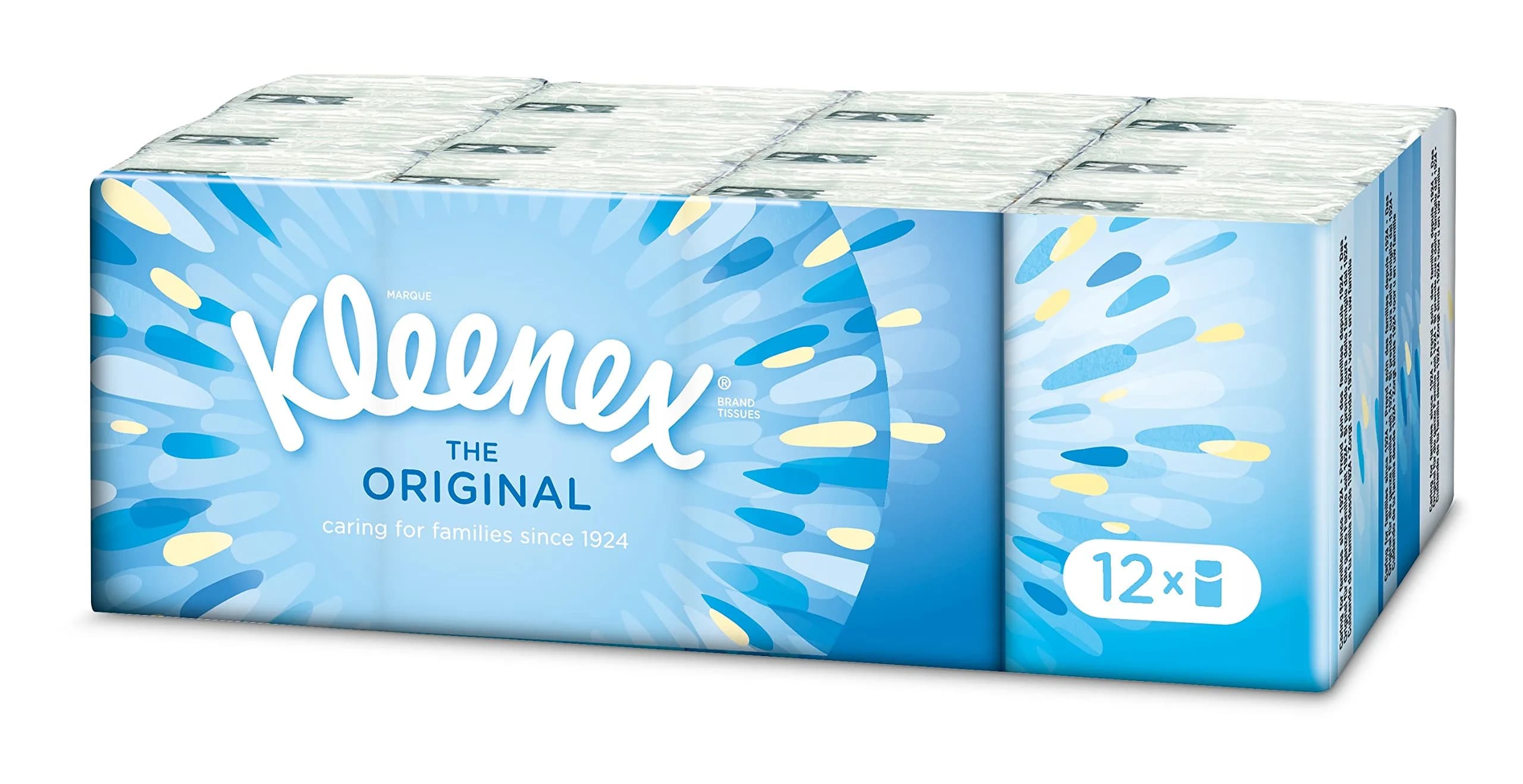 Kleenex The Original Tissues 12 Packs | Extra Soft & Strong Pocket Tissues - main product image