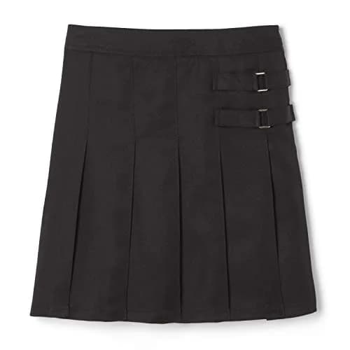 French Toast Skirt in Black 14 | Adjustable Waist, Pleated, Built-in Shorts thumbnail 1