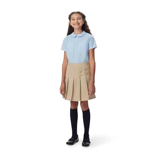 French Toast Skirt in Black 14 | Adjustable Waist, Pleated, Built-in Shorts thumbnail 2