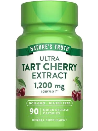 Nature's Truth Tart Cherry Extract Capsules | 90 Count | Herbal Supplement for Sleep & Antioxidants thumbnail 1