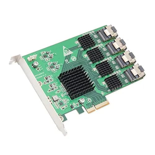 IO CREST 16 Port SAS PCIe 2.0 X4 Controller Card | 0.43 kg (0.95 lb) thumbnail 1