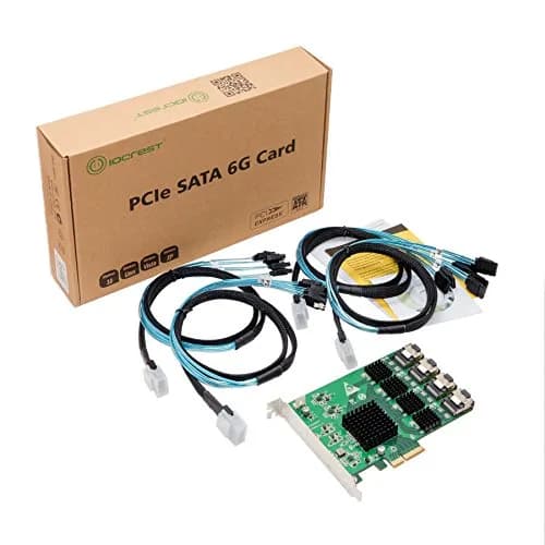 IO CREST 16 Port SAS PCIe 2.0 X4 Controller Card | 0.43 kg (0.95 lb) thumbnail 4