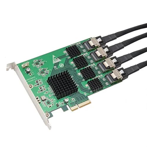 IO CREST 16 Port SAS PCIe 2.0 X4 Controller Card | 0.43 kg (0.95 lb) thumbnail 3