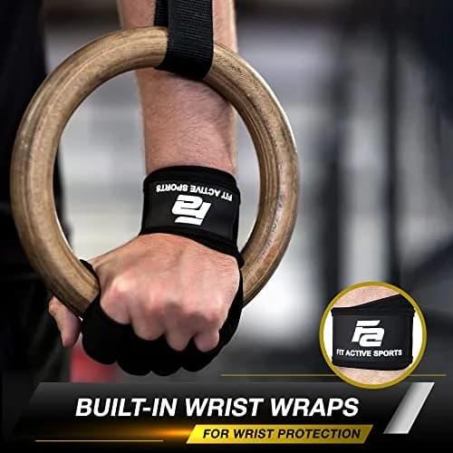 Fit Active Sports Gym Workout Gloves for Men Women Weight Lifting | Large thumbnail 9