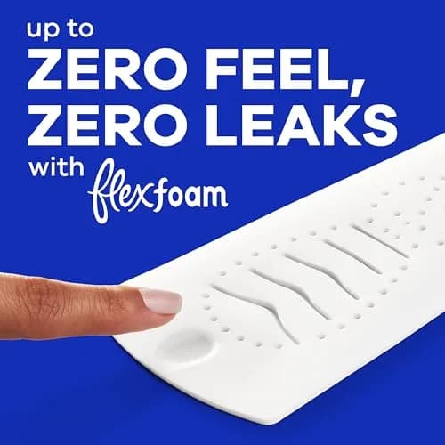 Always Infinity Feminine Pads with FlexFoam, Size 5 Extra Heavy Overnight, 132 Count (6 Packs of 22) | Dermatologically Tested by Skin Health Alliance thumbnail 5