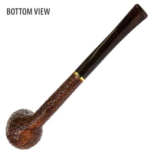 Savinelli Bing's Collection - Long Straight Billiard (Rustic Finish) | Handcrafted Italian Briar Pipe thumbnail 4