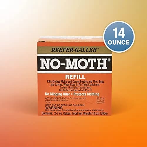 Reefer-Galler NO Moth Closet Hanger Refill Pack of 3 | Odorless, Effective Mothproofing for Air-Tight Closets thumbnail 7