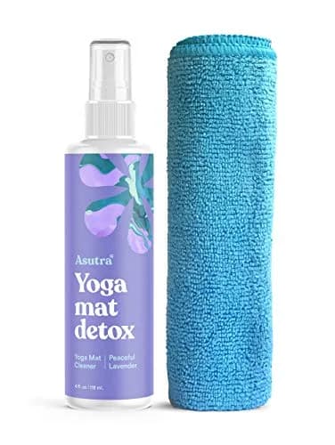 ASUTRA Organic Yoga Mat Cleaner Spray 4 fl oz | No Residue, Essential Oils, Deep-Cleansing thumbnail 1