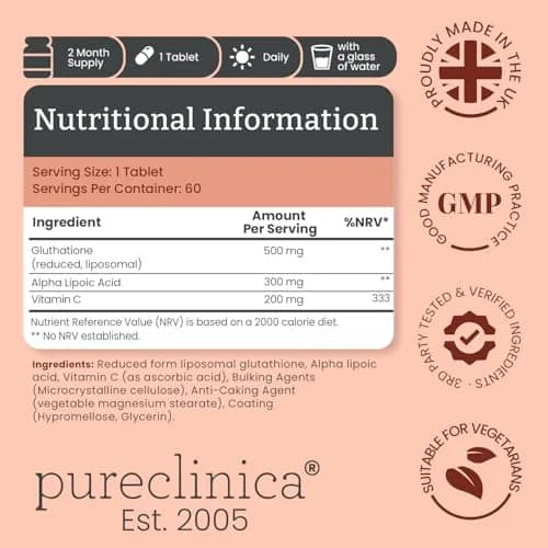 pureclinica Glutathione 1000mg thumbnail 2