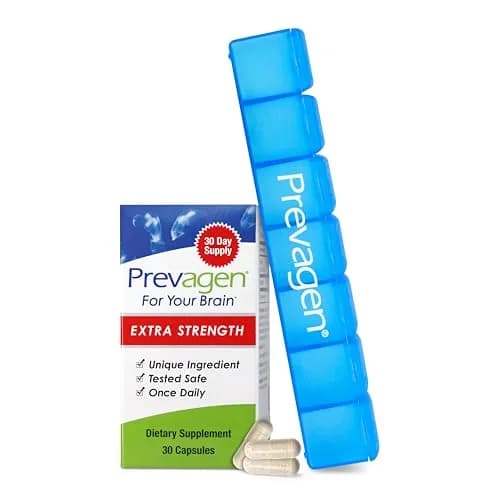 Prevagen Extra Strength with 7-Day Pill Minder | Brain Support Supplement, 30 Capsules thumbnail 1