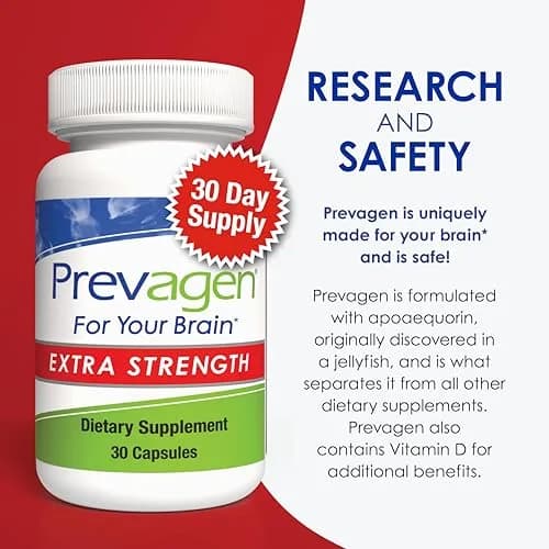 Prevagen Extra Strength with 7-Day Pill Minder | Brain Support Supplement, 30 Capsules thumbnail 5