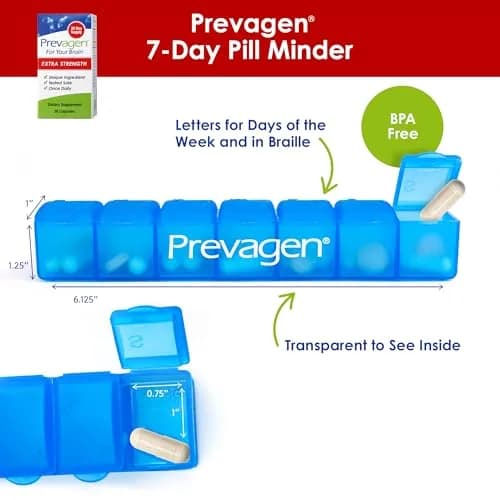 Prevagen Extra Strength with 7-Day Pill Minder | Brain Support Supplement, 30 Capsules thumbnail 2