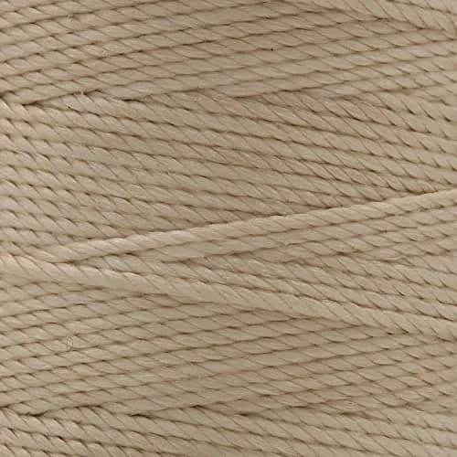 The Beadsmith Pure Silk Cord – Ecru, Size FFF (0.419 mm/0.0165”), 92 Yards (276 ft) thumbnail 2