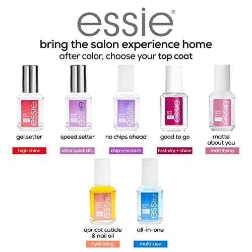 essie Gel Setter Top Coat Nail Polish 13ml (0.46 fl oz) | Gel-Like Finish & Chip Resistance thumbnail 5