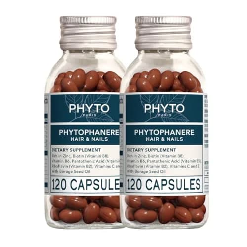 PHYTO Phytophanère Hair Growth Supplement - Biotin, Omega 3 & 6, Vitamins B & C for Thicker Hair & Stronger Nails - 240 Capsules, 4-Month Supply | Supports Healthy Hair & Nails thumbnail 1