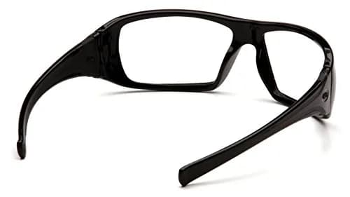 Pyramex Goliath Safety Glasses Black Frame Clear Anti-Fog Lens | ANSI Z87.1+ Certified thumbnail 4