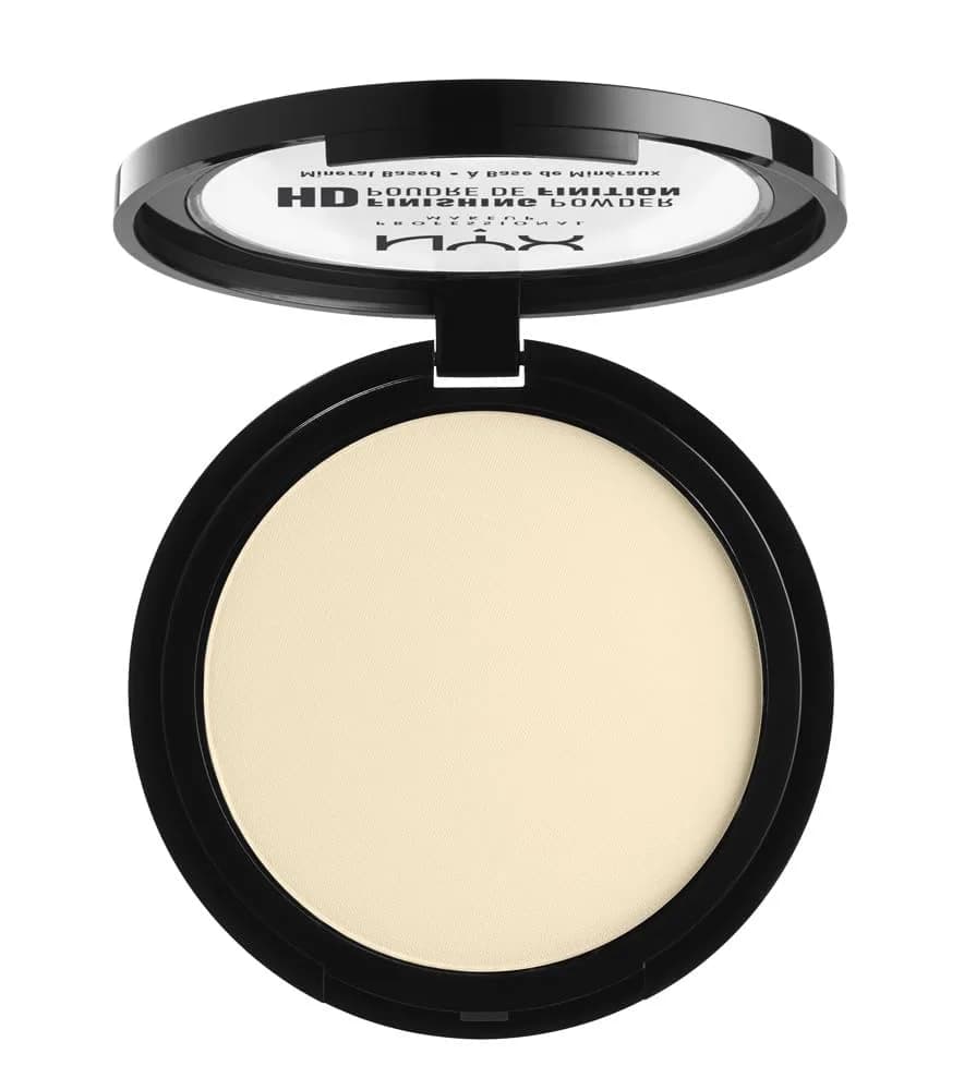 NYX PROFESSIONAL MAKEUP HD Finishing Powder, Pressed Setting Powder - Banana 7.94g (0.28 oz) | Camera-Ready Matte Finish